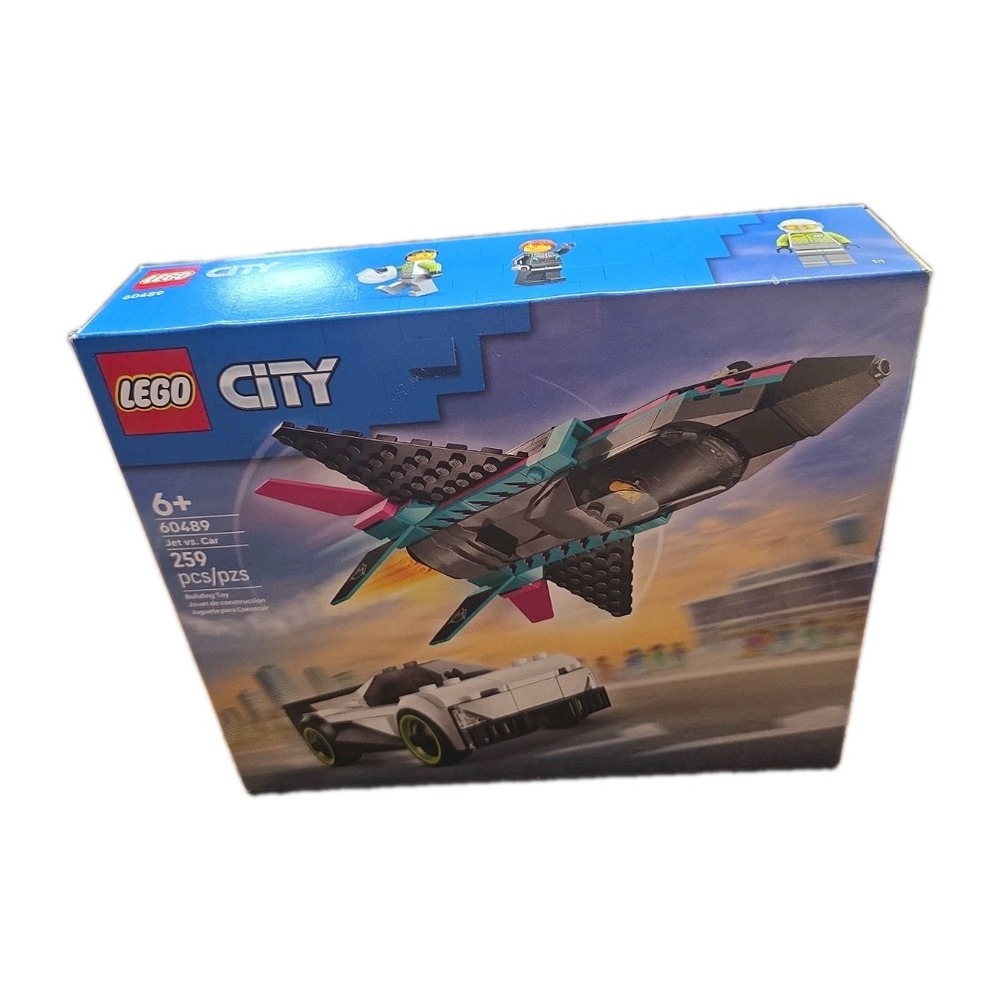 60489 LEGO® City Great Vehicles Jet vs. Car Playset playset for ages 6 and Up